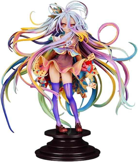 No Game No Life Shiro Anime Figure 1/7 Yuu Kamiya Art Works 9.5in PVC