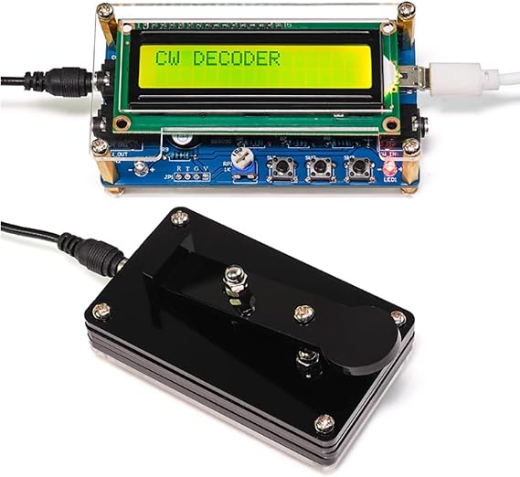 Soldering Practice Kit Morse Code Decoder CW Morse Code Practice CW Audio Input LCD Display Soldering Project Kit