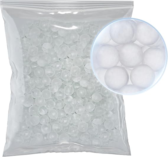 Max Water Anti-Scale Siliphos Crystals (1 LB), Slow-Dissolving Polyphosphate Beads, Anti-Scale Filter Media for Refillable Water Filters, Prevents Scale, Corrosion & Iron Stains