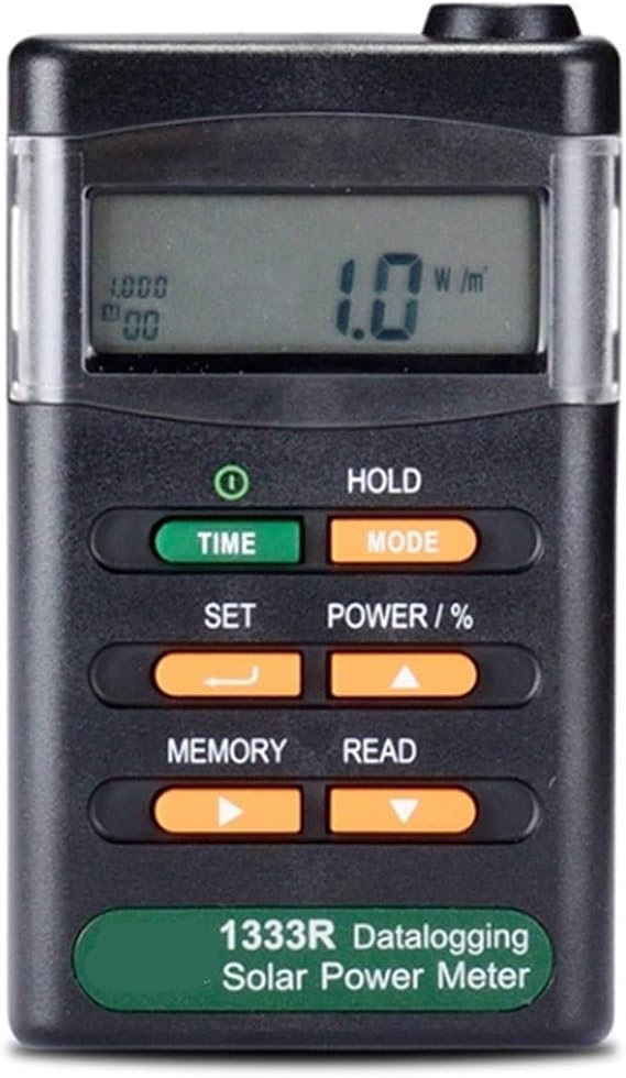 TES-1333R RS232 Interface Datalogging Solar Power Meter