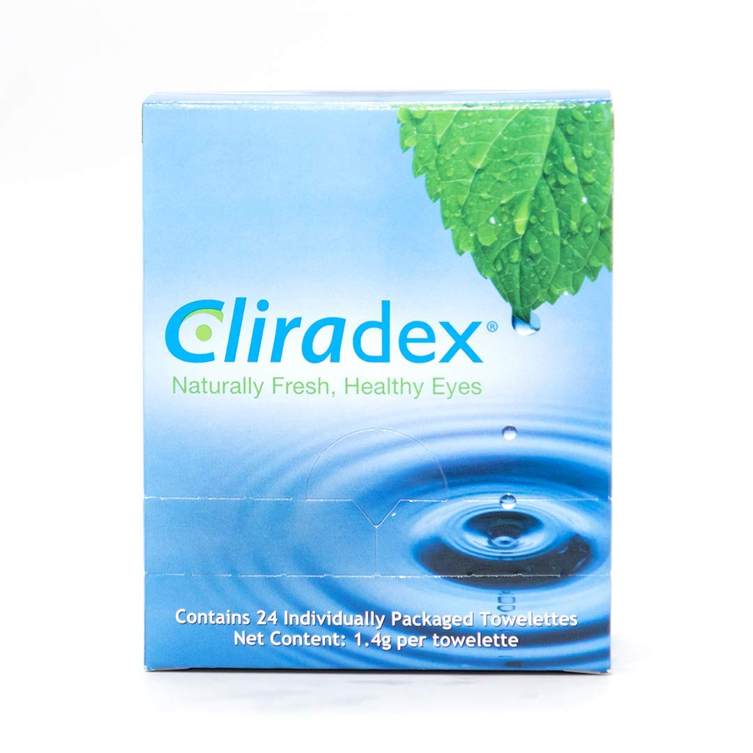 Towelettes - Natural Face, Eyelash & Eyelid Cleanser - Wipes for Demodex, Blepharitis, Mgd and Red Irritated Eye Lid - Tea Tree Oil Extract