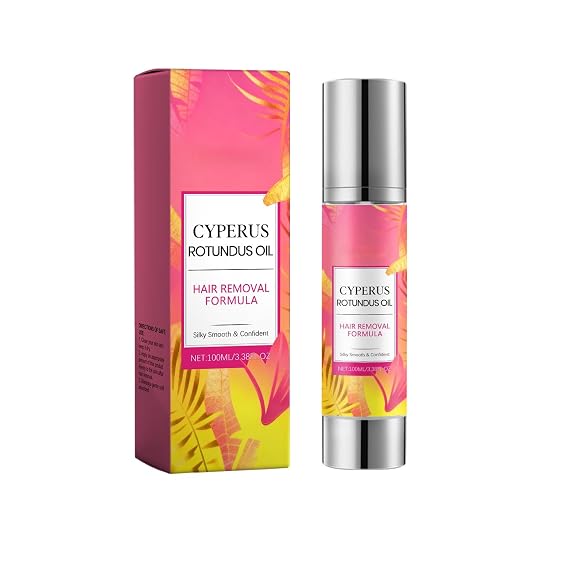 Renovia Cyperus Rotundus Oil for Hair Removal - 100ml Natural Cyperus Rotundus Oil, Reducing Body Hair Growth, Suitable for All Skin Types