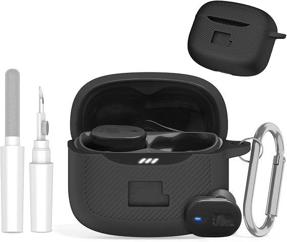 Protective Case Compatible with JBL Tune Buds 2, Black
