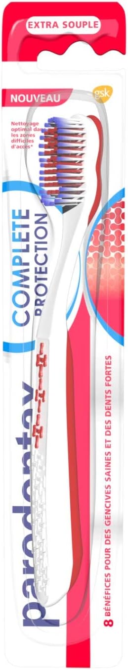 Parodontax Complete Protection Extra Soft Toothbrush Helps Stop and Prevent Bleeding Gums - Random Model