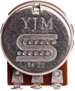 Seymour Duncan YJM-500 Hi-Speed Volume Electric Guitar Pot 500k, White Black Red Blue, Small Medium Large X-Large 2X-Large (11807-50-500k)