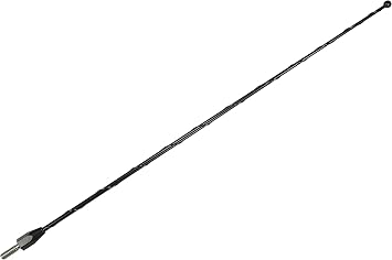 AntennaMastsRus - 15 Inch Black Antenna is Compatible with Ford F-150, F-250, F-350, F-450, F-550, F-600, F-650, Raptor (1950-2026) - Bronco | Dodge Ram 1500, 2500, 3500 - USA Steel Threading
