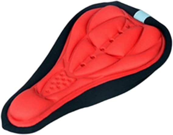 Kids Bike Seat Cushion 3D Soft and Comfort Kids Bike Seat Cover for Boys & Girls & Teens Enjoyable Cycling, 11.4x6.7 Inch Cushion for Pad Cover