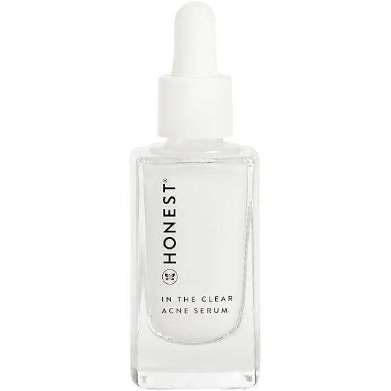 Honest Beauty In The Clear Lightweight Acne Serum for Oily Skin | Salicylic + Azelaic Acid, Niacinamide | Vegan + Cruelty Free | 1 fl oz