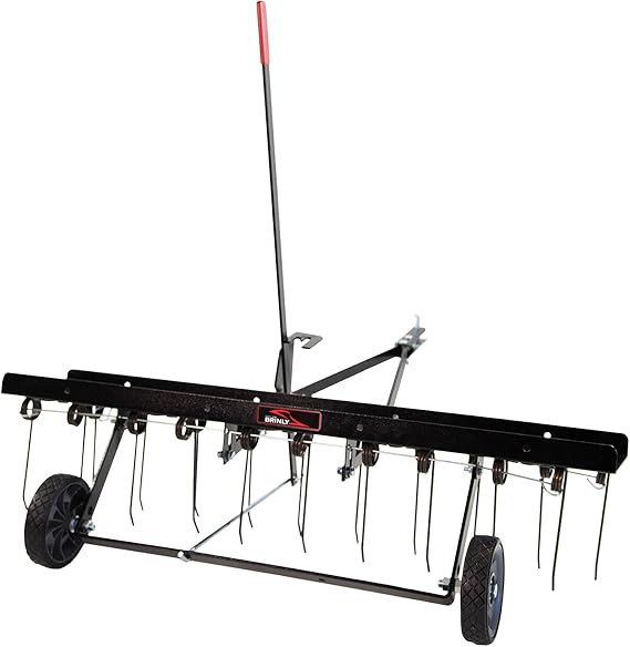 Brinly DT2-40BH-GA Premium Tow Behind Dethatcher, 40"