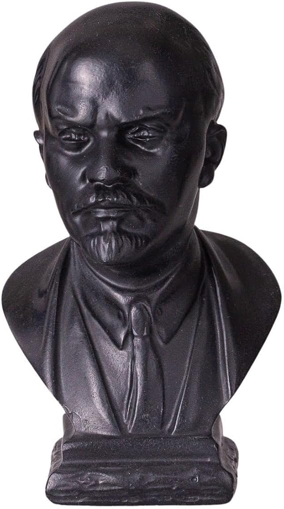 danila-souvenirs Soviet Russian USSR Leader Vladimir Lenin Stone Bust Statue Sculpture 3.8'' (9,5 cm)