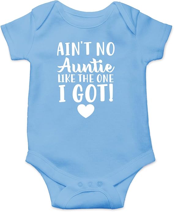 Ain't No Auntie Like The One I Got - Funny Baby Essentials Bodysuit - Newborn Baby Boy Clothes