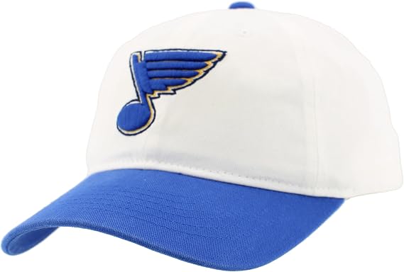 ZHATS NHL Unisex-Adult NHL Officially Licensed Adjustable Hat Scholarship Icon White
