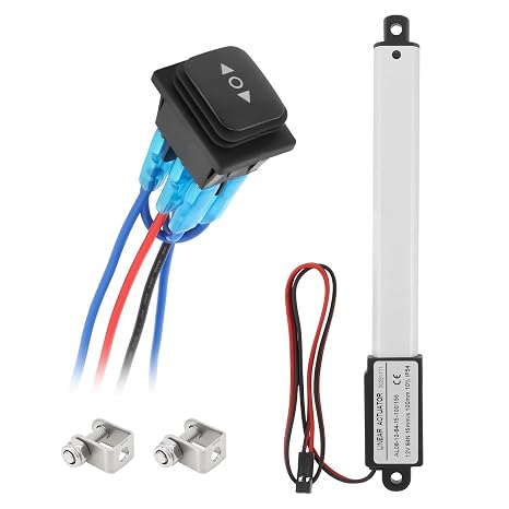 10mm 12V Mini Linear Actuator 15mm/s 64N/14.4lbs Electric Motion Actuator