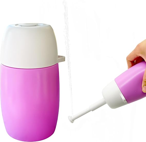 Portable Bidet Bottle - Handheld All-in-One Personal Bidet Bottle , 12.2 oz, for Personal Hygiene, Outdoor Camping, Prenatal and Postpartum Menstrual Care, Perineal and Hemorrhoidal Treatment