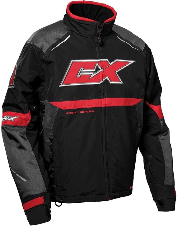 Castle X Men's Blade G5 Jacket (Charcoal/Red/Black - 3X-Large)