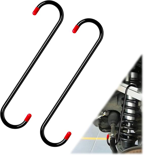 BFXM 2PCS Brake Caliper Hanger Caliper Hangers Hooks with Rubber Tips