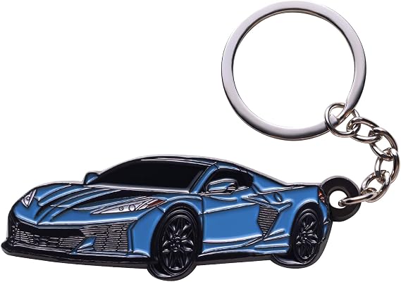zuxiaoyaya Z06 Keychain Accessories-Z06 key chain key fob cover - Car Conversion Parts for Corvette Z06 1LZ 2LZ 3LZ