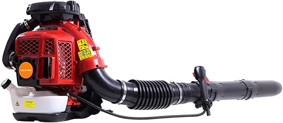 80CC Backpack Leaf Blower - Gas Powered 2-Stroke Engine, Grass Lawn Blower[900CFM] Air Volume Blower Powerful Wind Snow Blower for Lawn Garden Blowing Leaves Snow Debris and Dust