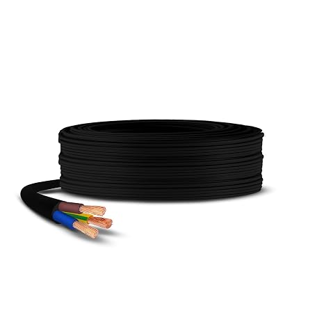 PRIMES DIY 3 Core 3183Y Round Flexible PVC Mains Electrical Power Cable