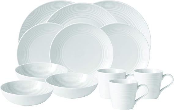 Gordon Ramsay Maze White 16 piece Dinner Set