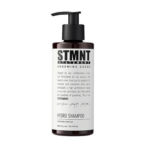 STMNT Grooming Goods Hydro Shampoo | Moisturizes | Strengthens Hair | Free from Sulfates (SLS) and Silicone Oils