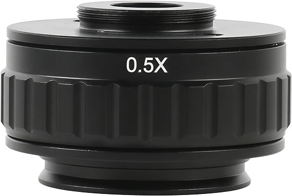 C Mount Adapters Lens 0.5X CTV for Trinocular Stereo Microscope 38MM Interface