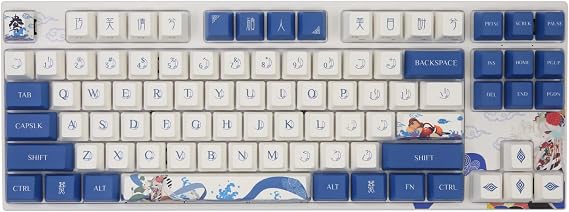 Varmilo VA Series V2 Love Birds Yang (I) TKL Double Mode Mechanical Keyboard (Cherry MX Brown)