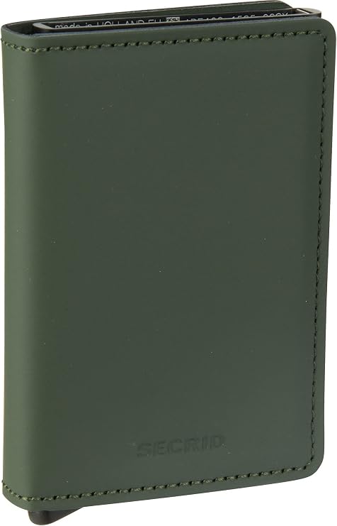 SECRID Men's Minimalist, Matte Green Black, One size