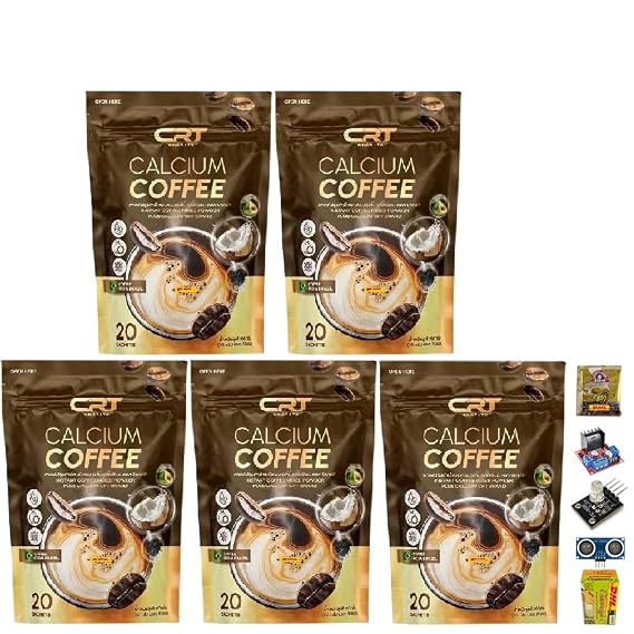 15in1 Vegan Arabica CRTCharitaCoffee Instant Coffee Mix Healthy 200g (20 Sachets) Roasted Snack Delicious Mellow Intense (of 5) By Beautygoodshop [Get Free For You Beauty Gifts]