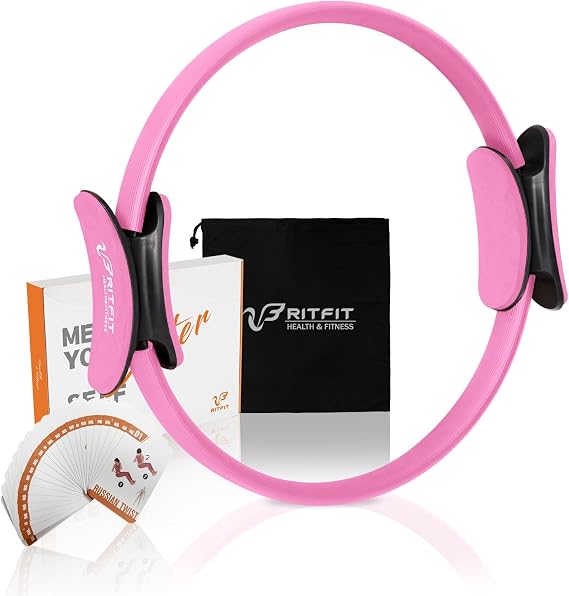 RitFit Pilates Ring 14 Inch Magic Fitness Circle for Home Workout