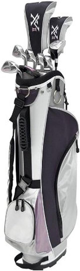 Knight Womens 12 Piece Complete Golf Set Right Hand, Ladies Flex, Driver, 3 Fairway Wood, 45 Hybrid, 6-PW, Putter, Bag