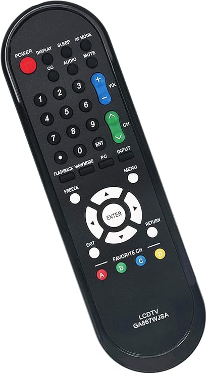 GA667WJSA Remote Control Replacement for Sharp LCD Aquos TVs