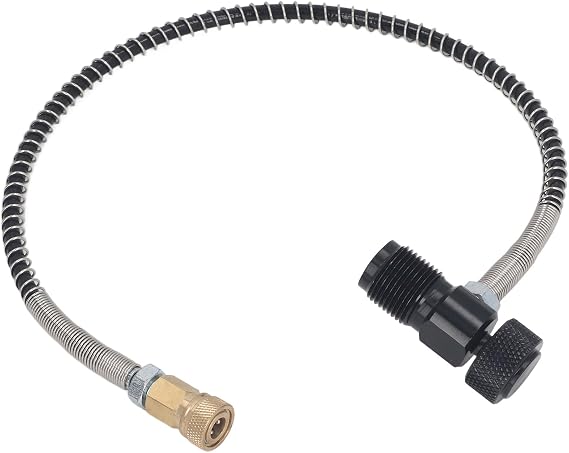 Generic G5/8 スレッド高圧クイックフィルアダプター CO2 タンク補充用、エアポンプ膨張用アルミニウム合金素材、HPA タンク用 30MPA 作動圧力
