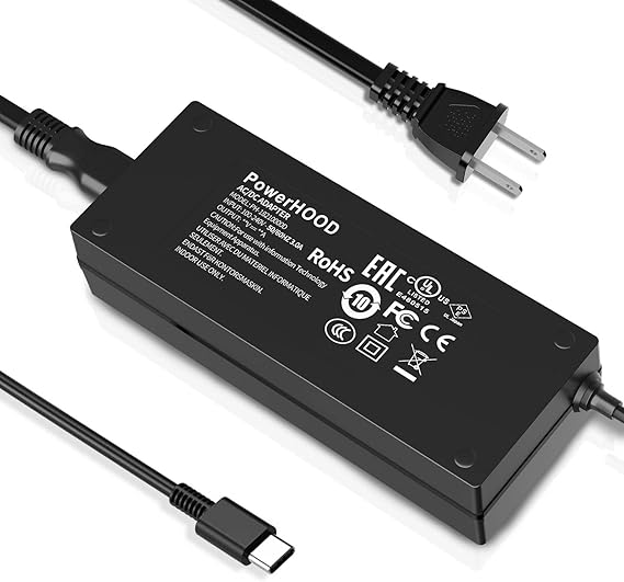 UL Listed 19V 2.5A USB-C Charger for ACEMAGIC AX15 N95 Laptop Power Adapter