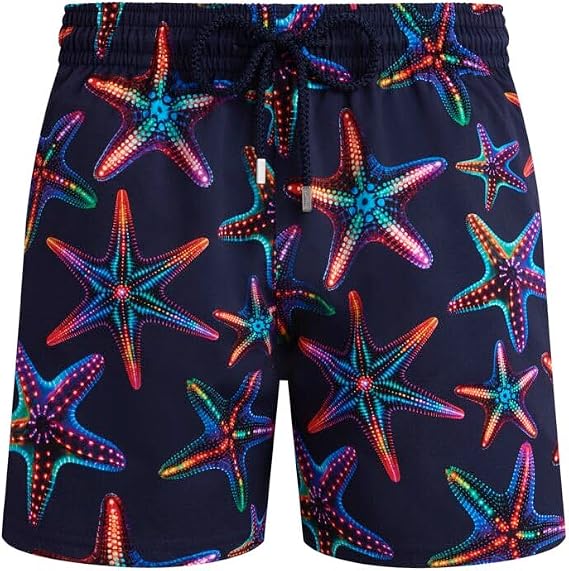 Stretch Short Swim Shorts Disco Stars