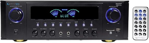 Technical Pro Hybrid Pro Amplifier Receiver with Bluetooth USB/SD, Remote