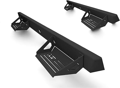 ICI Aluminum Side Steps Compatible with 2019-2022 Dodge Ram 1500 Crew Cab: Alumilite Step Rails
