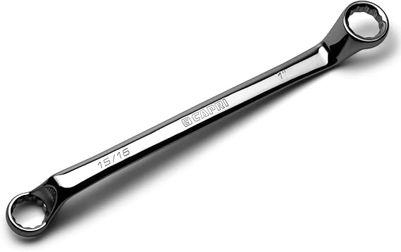 Capri Tools 15/16 x 1 in. 75-Degree Deep Offset Double Box End Wrench