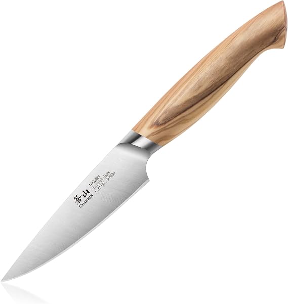 Cangshan OLIV Series 3.5-Inch Paring Knife, Forged Swedish 14C28N Steel, 501639