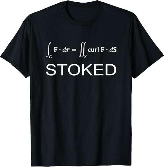 Stokes Theorem Calculus Math Teacher Engineer T-Shirt