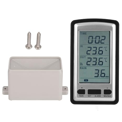 Wireless Rain Gauge with Temperature Measurement, RCC Transmission