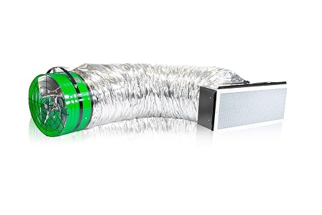 Quietcool QC ES-6000 Energy Saver Advanced Whole House Fan - Up to 5576 CFM - Two Speed - Covers up to 2,788 SQFT - Removable Grille - R5 Insulated Dampers - 20ft Power Cord