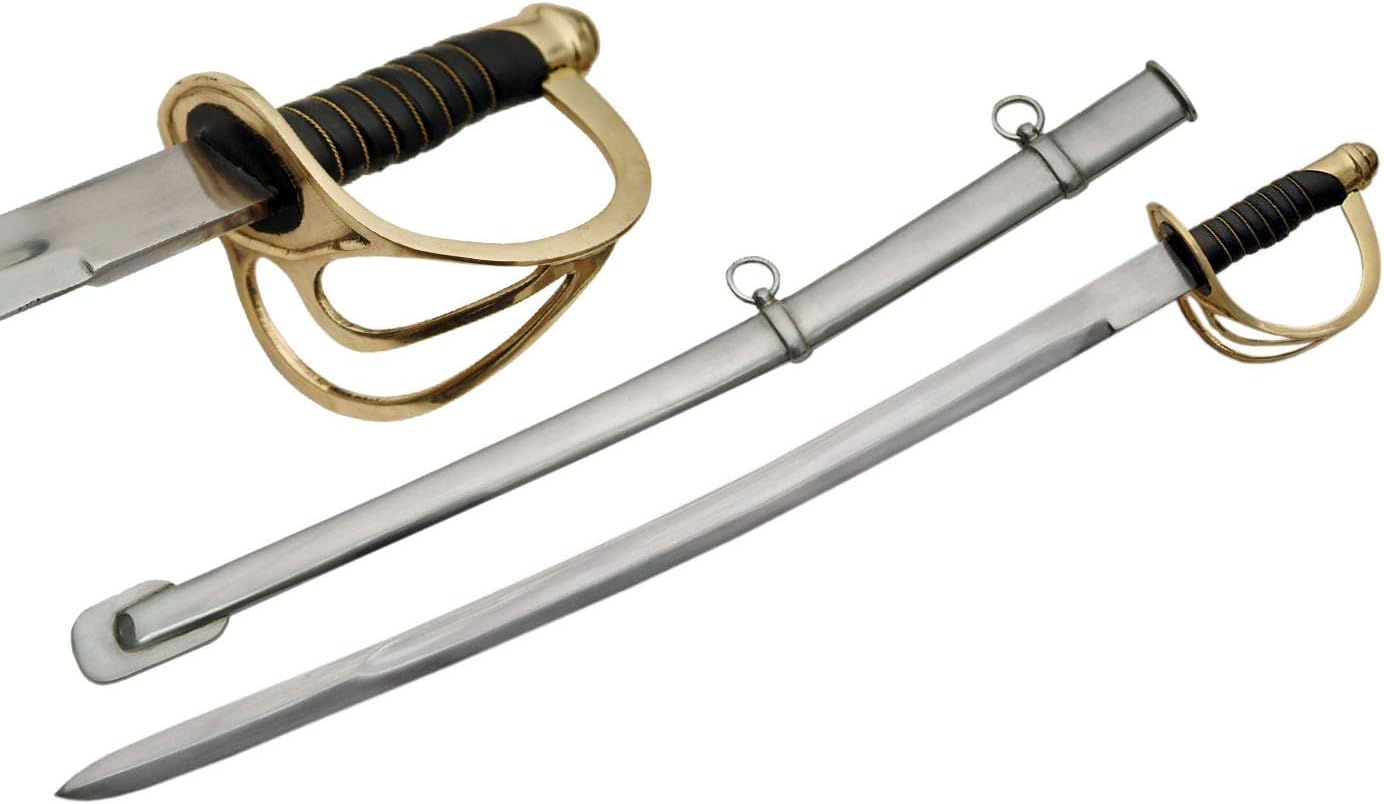 SZCO Supplies Cavalry Sword,Silver