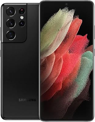 Samsung Galaxy S21 Ultra 5G | Factory Unlocked Android Cell Phone | US Version 5G Smartphone | Pro-Grade Camera, 8K Video, 108MP High Res | 512GB, Phantom Black SM-G998UZKFXAA Renewed