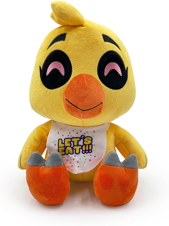 Youtooz FNAF Chica Sitting 9" Inch Plushie, Collectible Chica Sitting from Five Nights at Freddy's FNAF Plush Collection