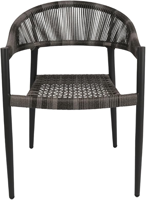 NewTechWood Woven Noir Outdoor Dining Chair