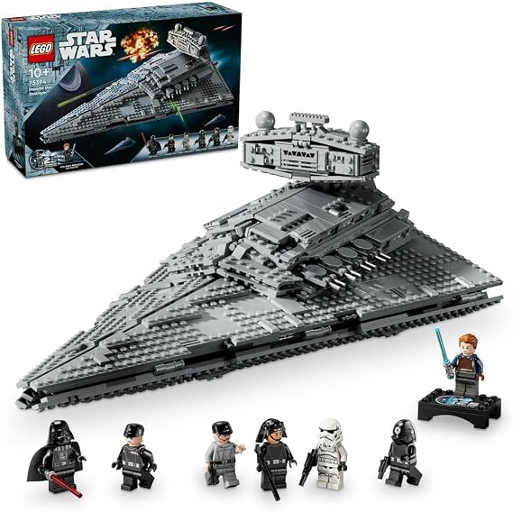 LEGO Star Wars 75394 Imperial Star Destroyer - Starship Building Toy with a Detailed Interior and 7 Minifigures incl. Darth Vader - Birthday Gift for 10+ Year Old Boys and Adult A New Hope Fans