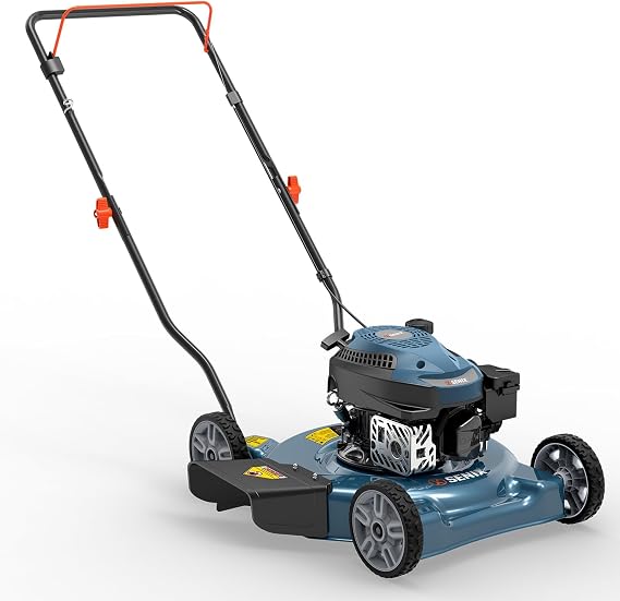 SENIX Gas Lawn Mower, 20" 144 cc Push Mower,cortadora de pasto