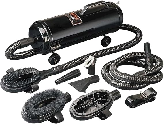 METROVAC - Vac 'N Blo Professional Large Animal Groomer Model: PRO-1AG 780 Watts - Pet Grooming Kit - Pet Hair Vacuum for Removing Dirt & Loose Hair - Pet Hair Blower to Dry Coats Evenly