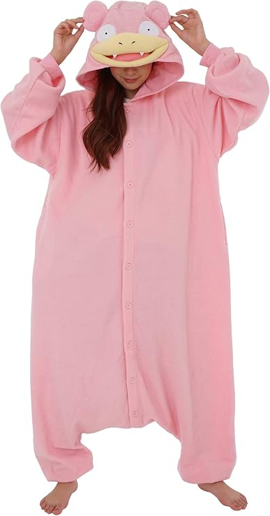 SAZAC Kigurumi - Pokemon - Slowpoke - Onesie Jumpsuit Halloween Costume